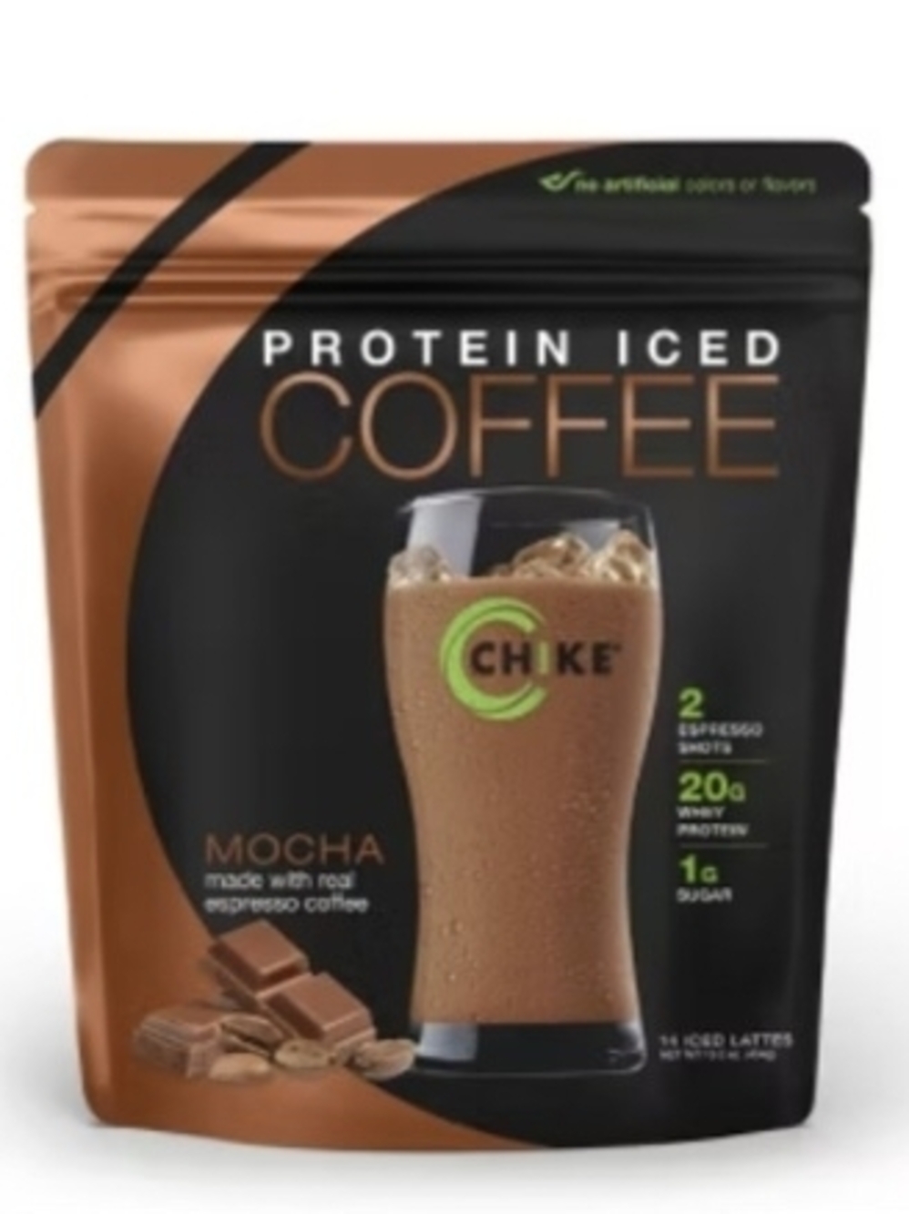 Chike Protein Iced Coffee Mocha Pouch - Chocolate Brown